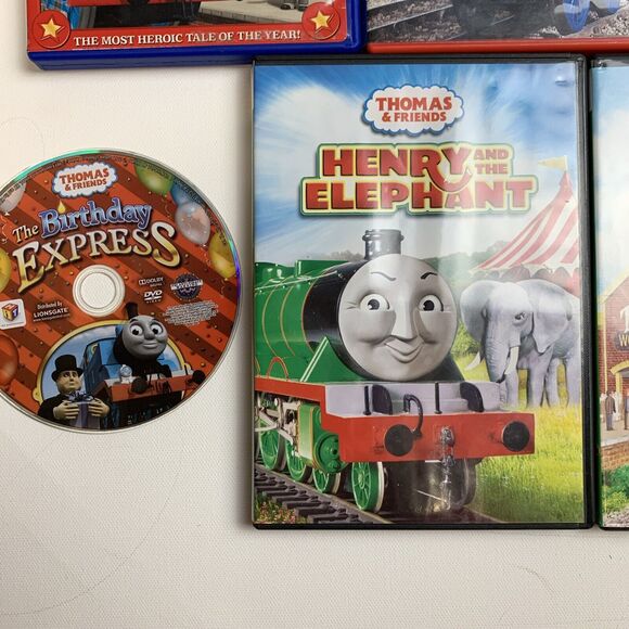 Thomas & Friends Train Lot of 10 DVDs Thomas and Friends Movie Holiday Christmas - Picture 6 of 7